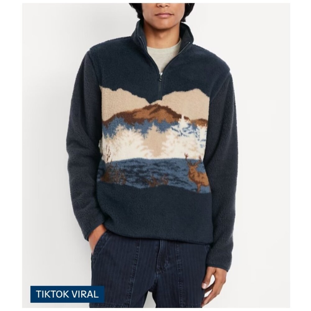 NWT Old Navy Men's Sherpa TIK TOK VIRAL (Last One)